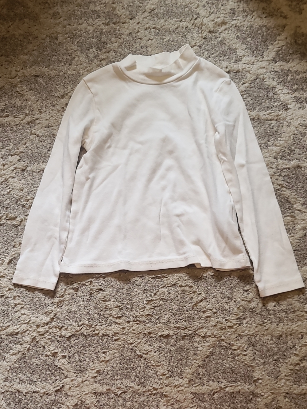 10 for $25 - H&M Girls 4-6Y White Mock Turtleneck Long Sleeve Shirt